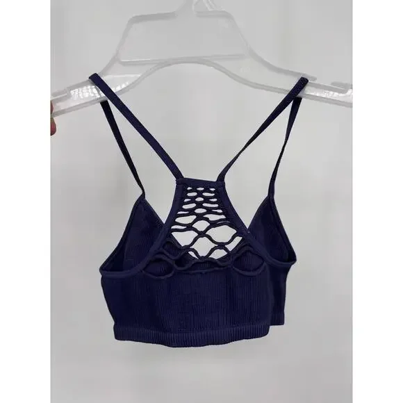 Free People Intimately Nvy Blue Bra Size XS/S - Picture 4 of 5